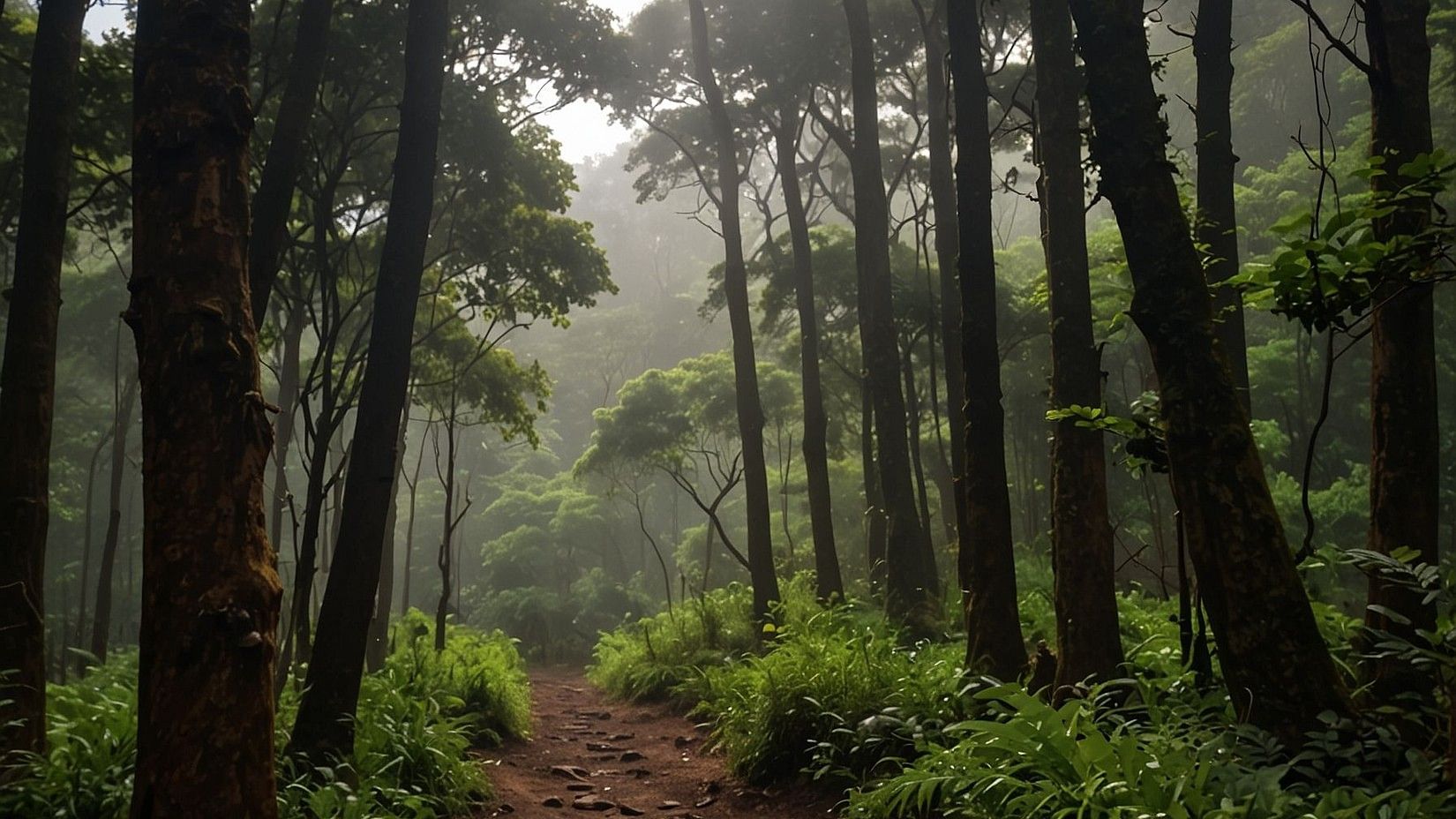 Forest trail in Durshet
