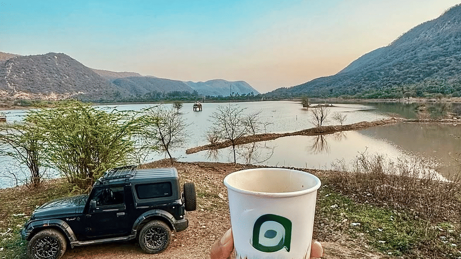 Ajabgarh Dam & Reservoir - Evening Tea at Sunsea
