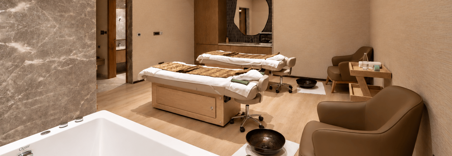 Serene Luxury Spa Treatment Suite