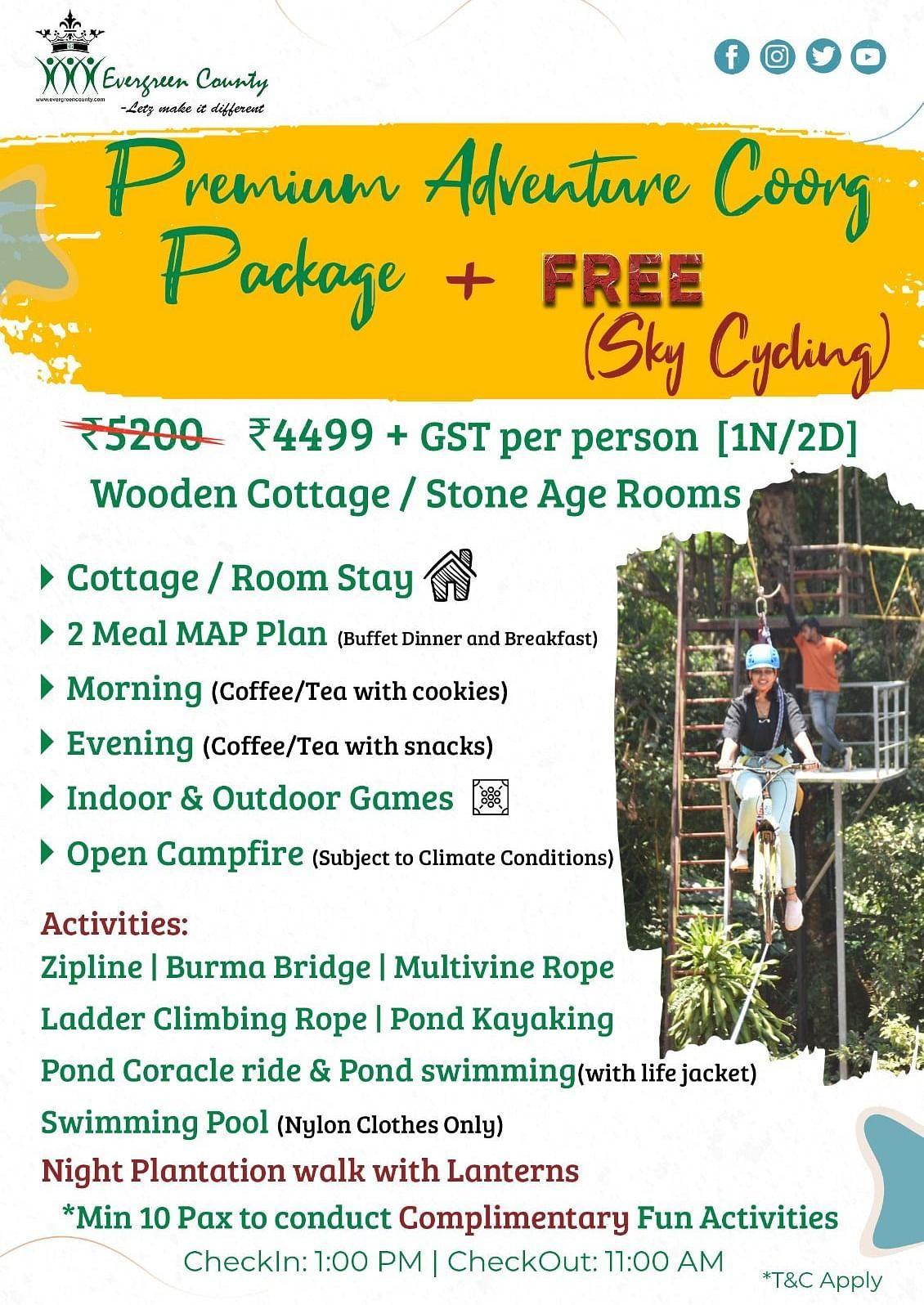 Premium Adventure Coorg Package Poster