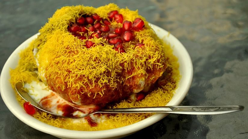 Raj kachori with sev Bhagmane Tech Park Radisson Blu, Bengaluru