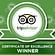 Tripadvisor Certificate of Excellence Winner