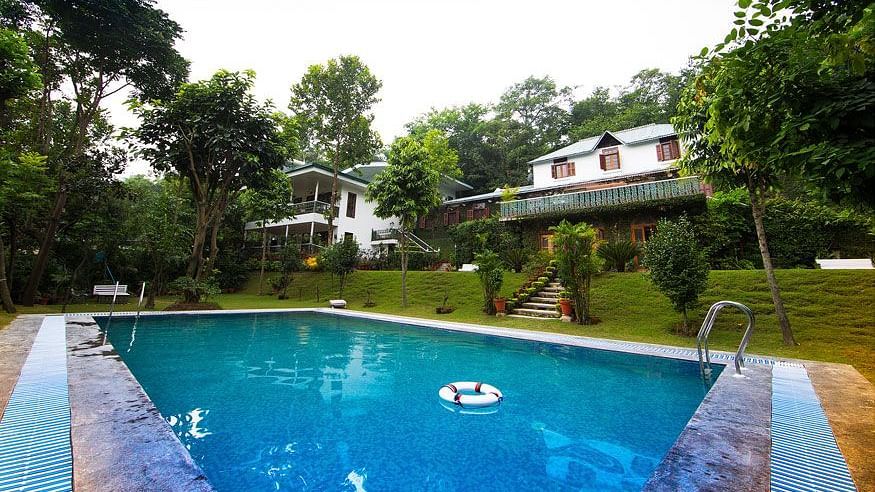 Swimming Pool at Shaheen Bagh Resort Dehradun , Uttarakhand 