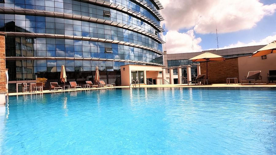 Swimming pool at Boma Nairobi, hotel in Nairobi
