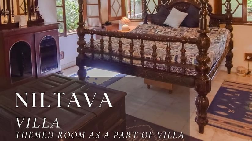 Niltava bedroom with beautiful room Furniture and paintings