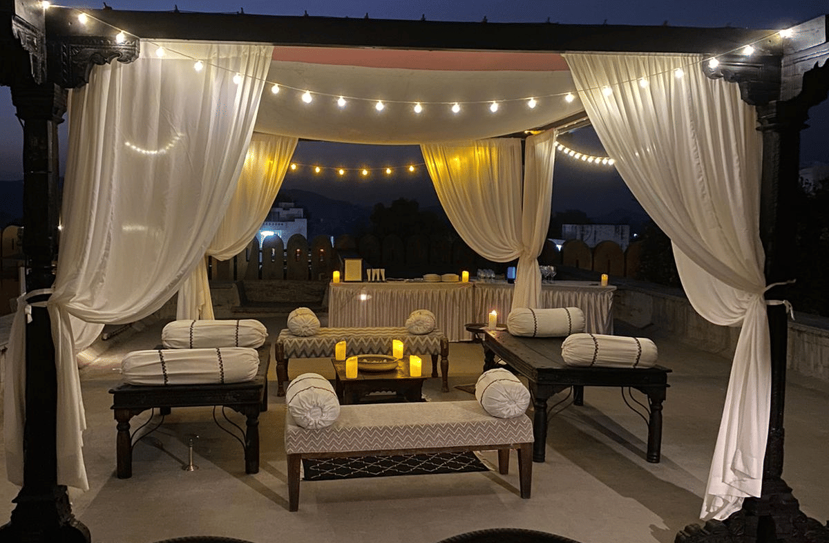 dine under the stars aravalli chhatri