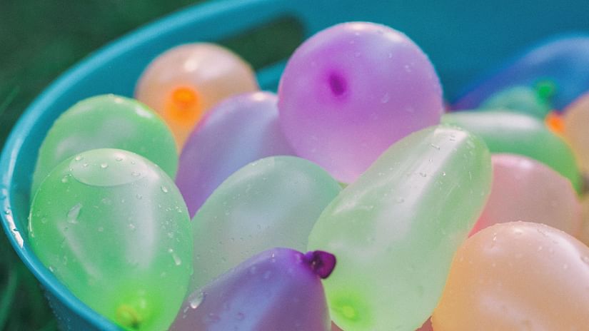 balloons filled with water