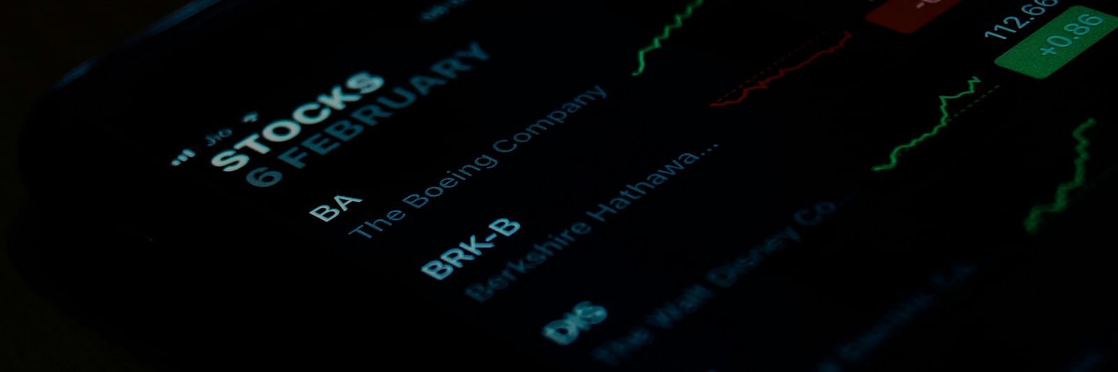 A digital image of a stock analysis 