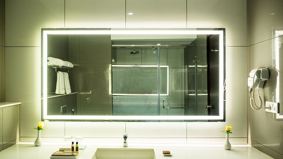 Vanity area of Suite at Grand Ashok, Thanjavur.