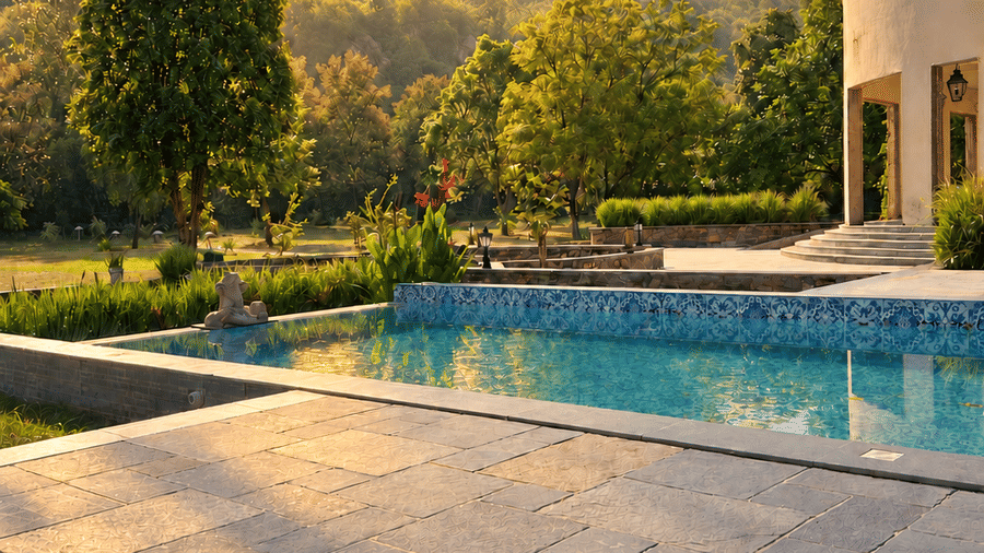Serene Sunrise at the Hillside Retreat-1
