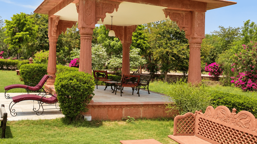 Poolside Tibara- Umaid Palace Dausa-Resorts near jaipur