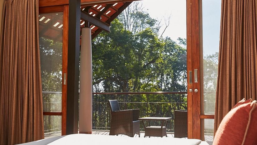 The Birchwood Retreat - view of the premium room balcony