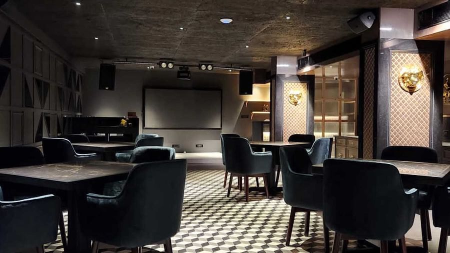 Seating arrangements inside Sizller - The Cindrella Hotel, Siliguri