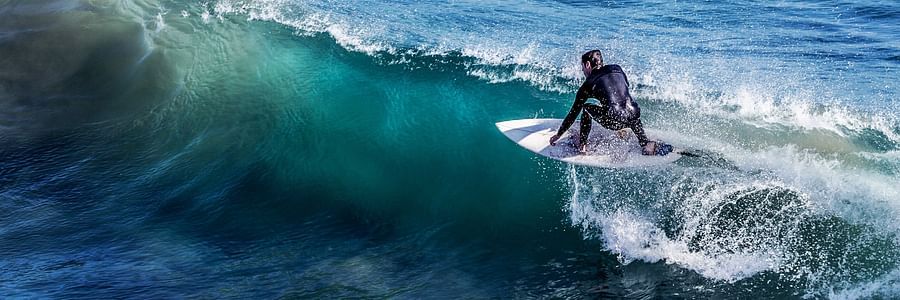 Surfer surfing on a wave 2