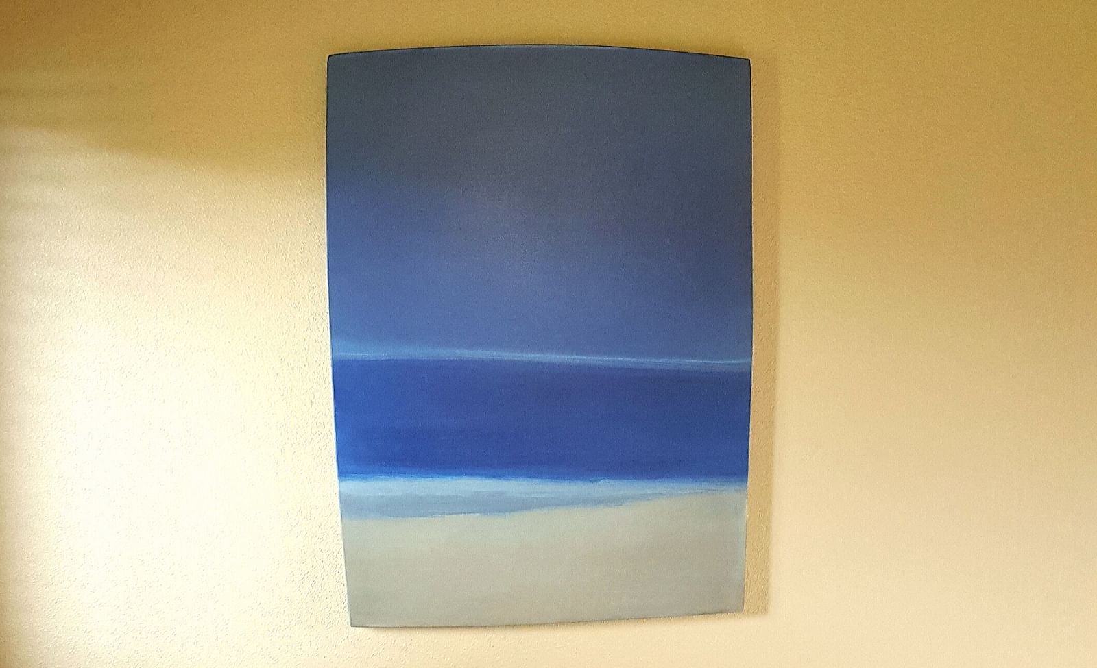 A minimalist abstract painting adding charm to the room - Brewery Gulch Inn & Spa