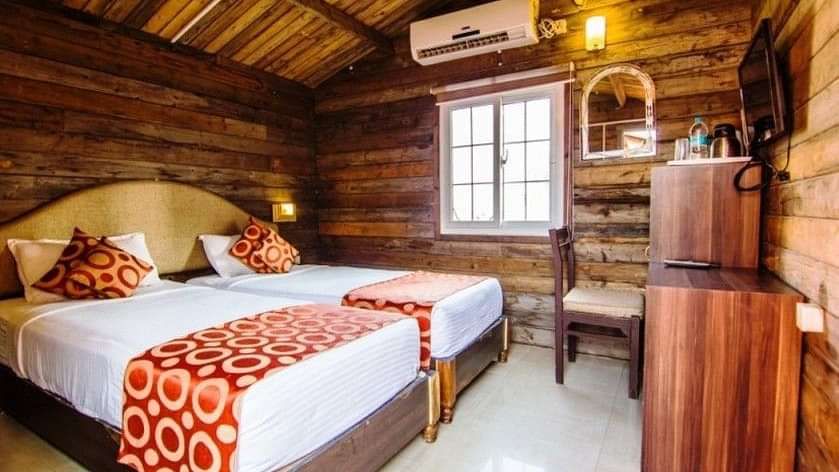 Deluxe Wooden Cottage at Mahodadhi Palace - A Beach View Heritage Hotel Puri 