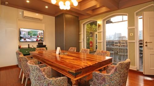 meeting room at theory9 serviced apartments