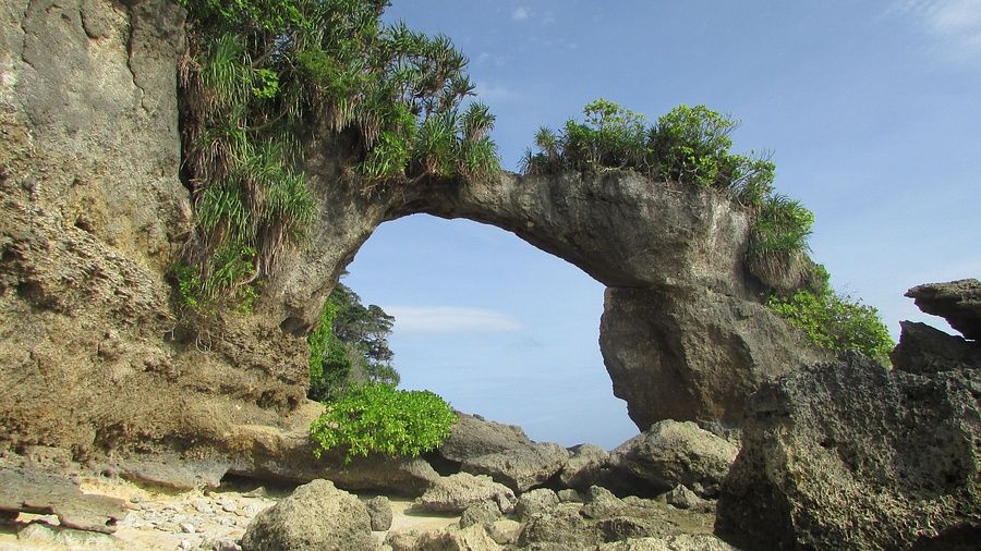 Natural Rock Formation in Andaman and Nicobar Islands