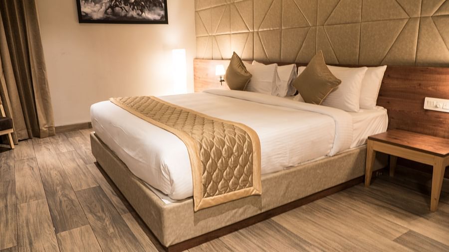 view of the king size room of King Suite Room at Cholaa Dynasty, Kumbakonam
