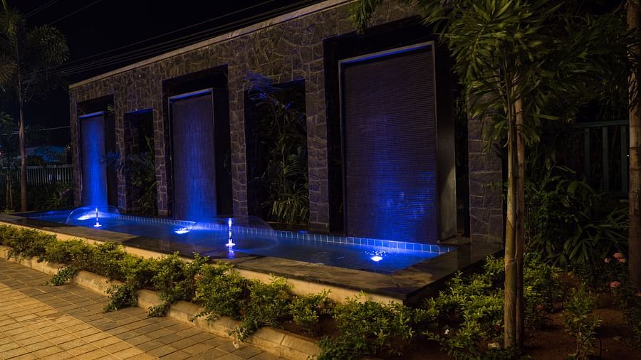 outer area of the hotel at Cholaa Dynasty, Kumbakonam