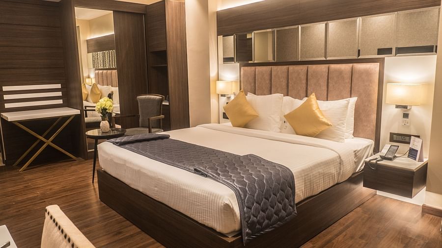 view of king size bed of Executive Room 
