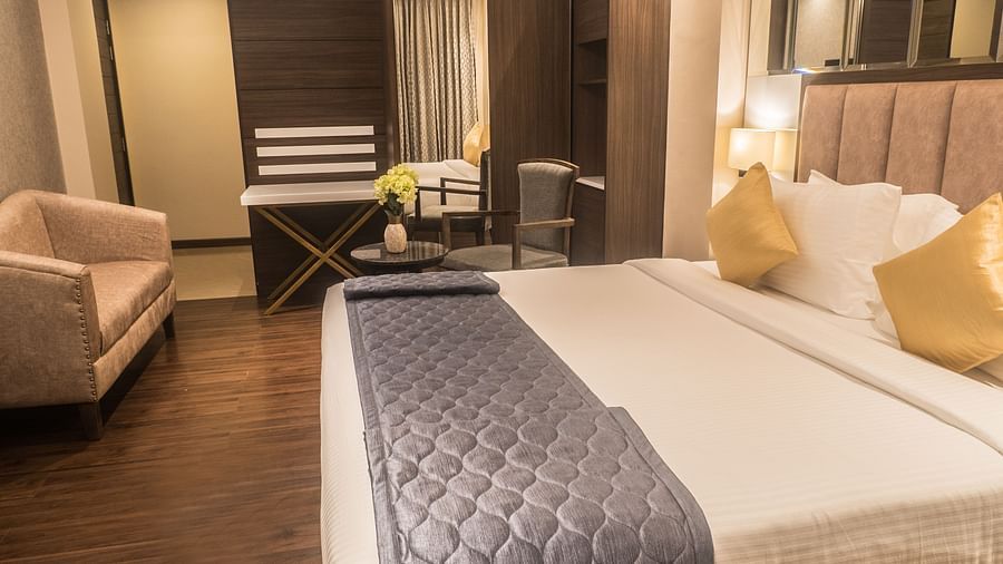 view of king size bed of Executive Room 