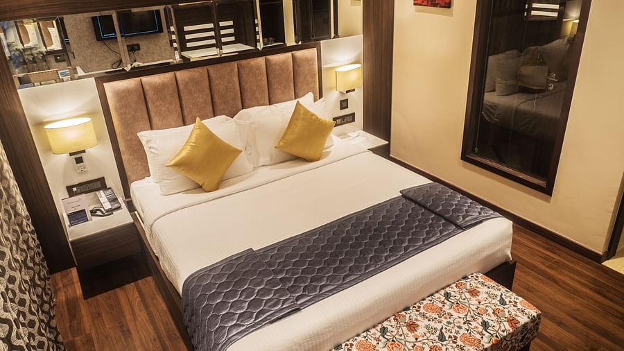 view of king size bed of Superior Room