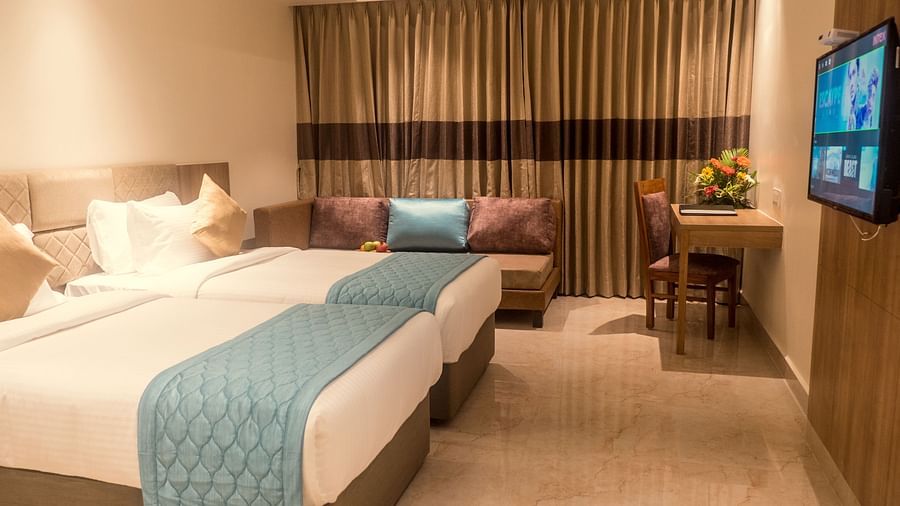 entrance to the Deluxe Twin Room