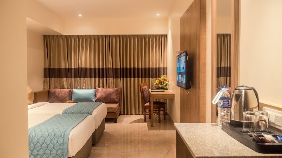 entrance to the Deluxe Twin Room