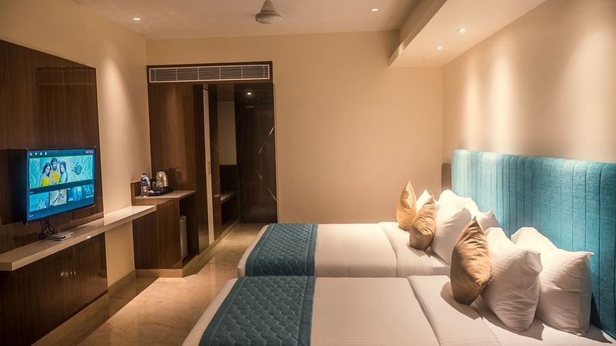 view of two king size beds of Suite 