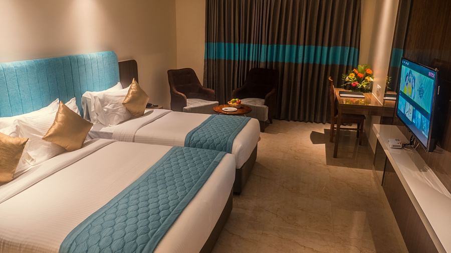 view of two king size beds of Suite 