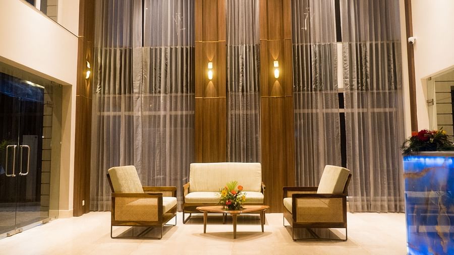 lobby area of 