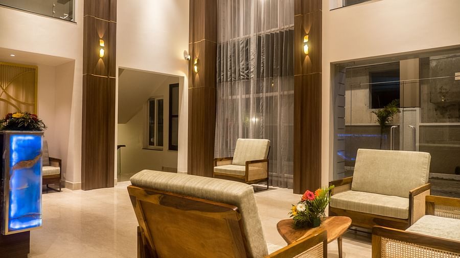 lobby area of 