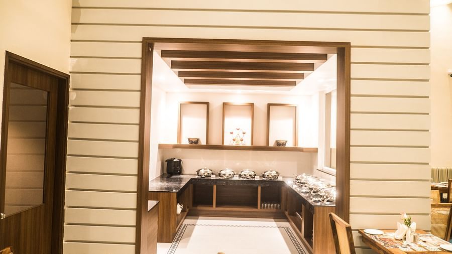 interiors of a restaurant 