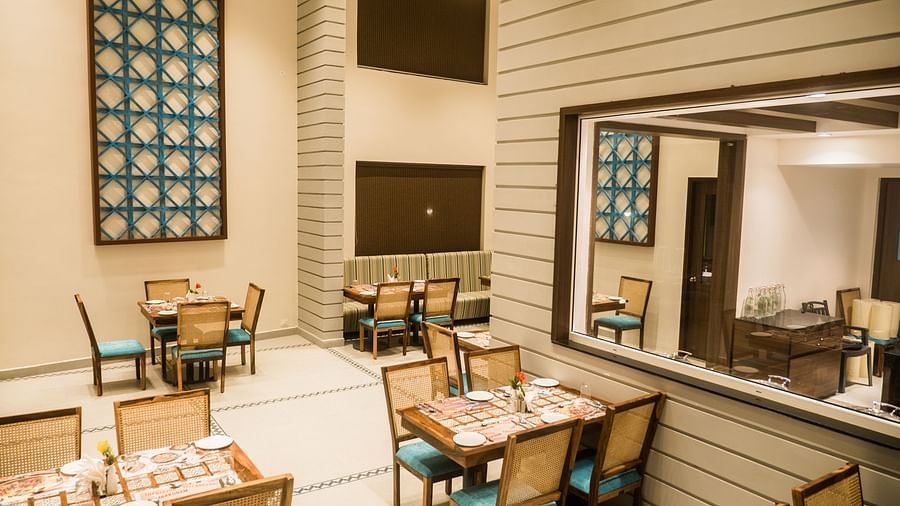 interiors of a restaurant 