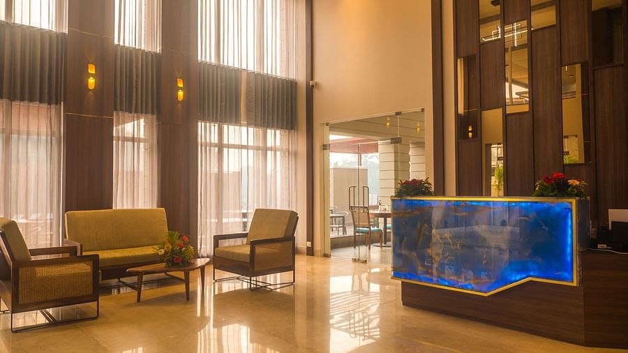 lobby area of 