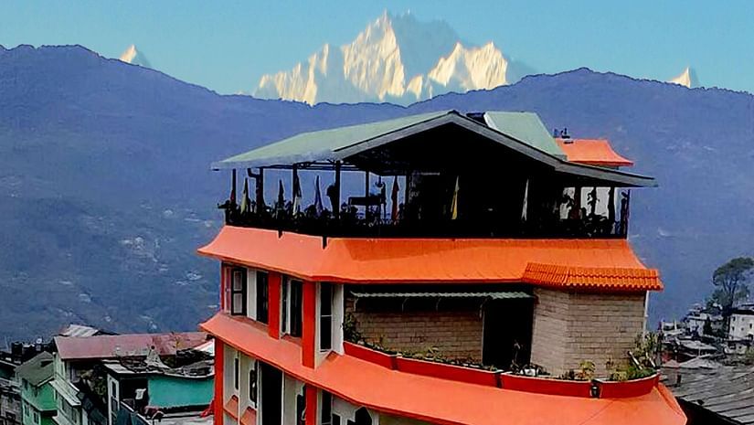 Hill facade