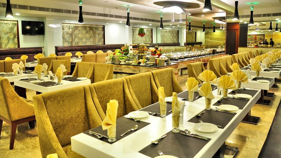 seating area at Quintessence Restaurant in Chennai - Hotel Raj Park, chennai