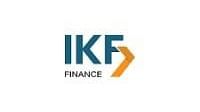 The official logo of IKF Finance.