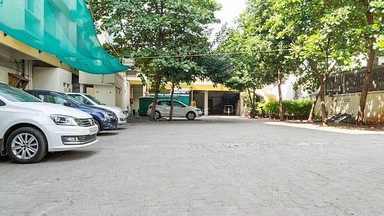 parking at Hotel Ram International,  Pondicherry