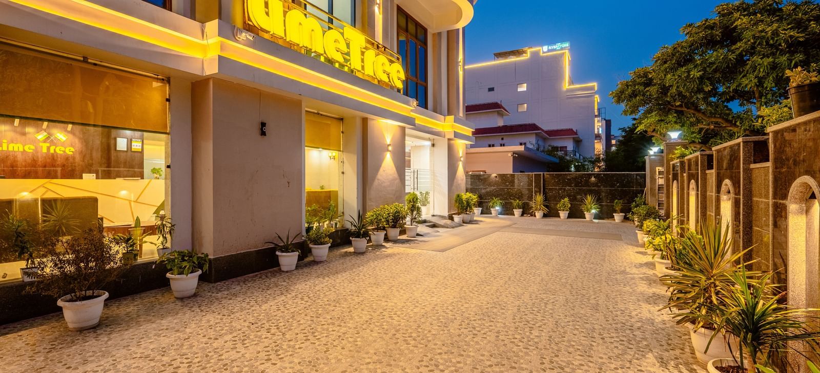 Lime Tree Hotels Building Noida Parking