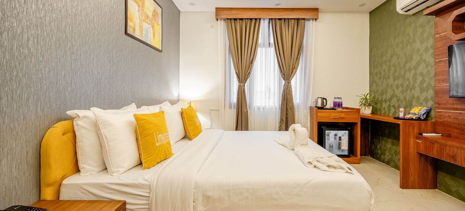 Cozy living room setup at BA132 Greater Noida