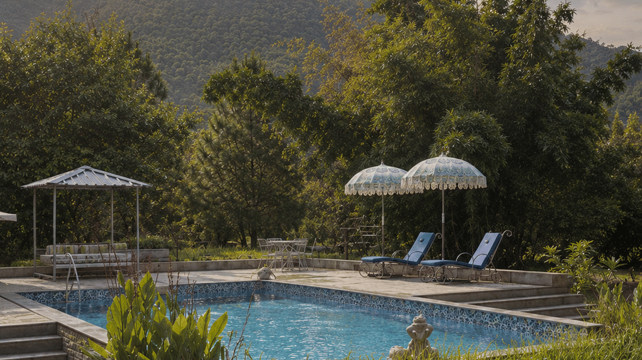 Pool at Surya Bagh -Ajabgarh