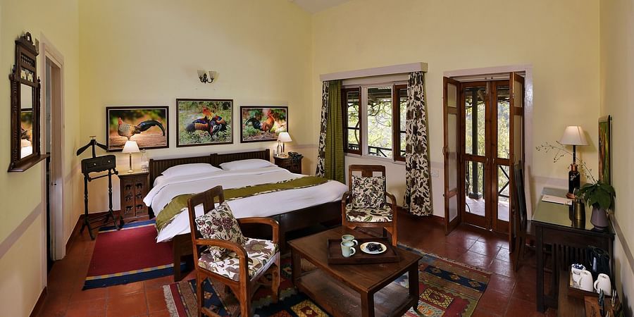 Jungle Fowl room amidst the nature
