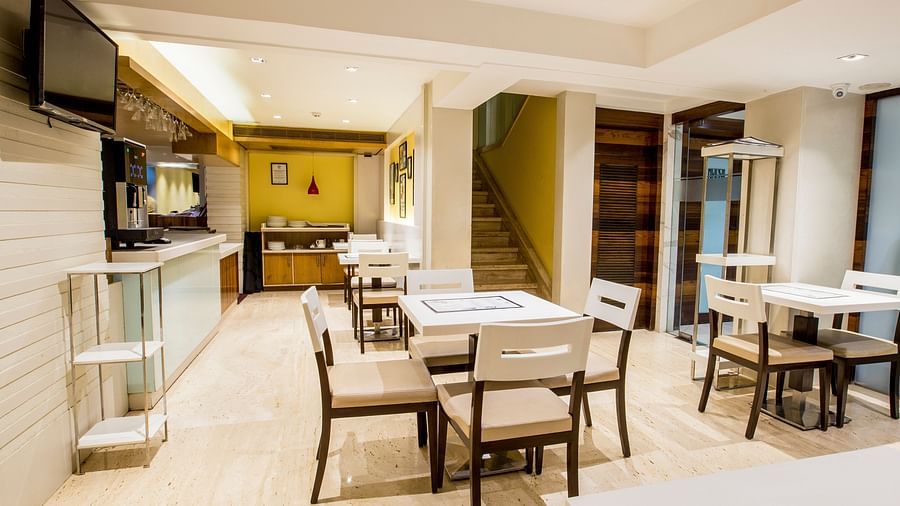 interior of bombay bru - best restaurants in juhu