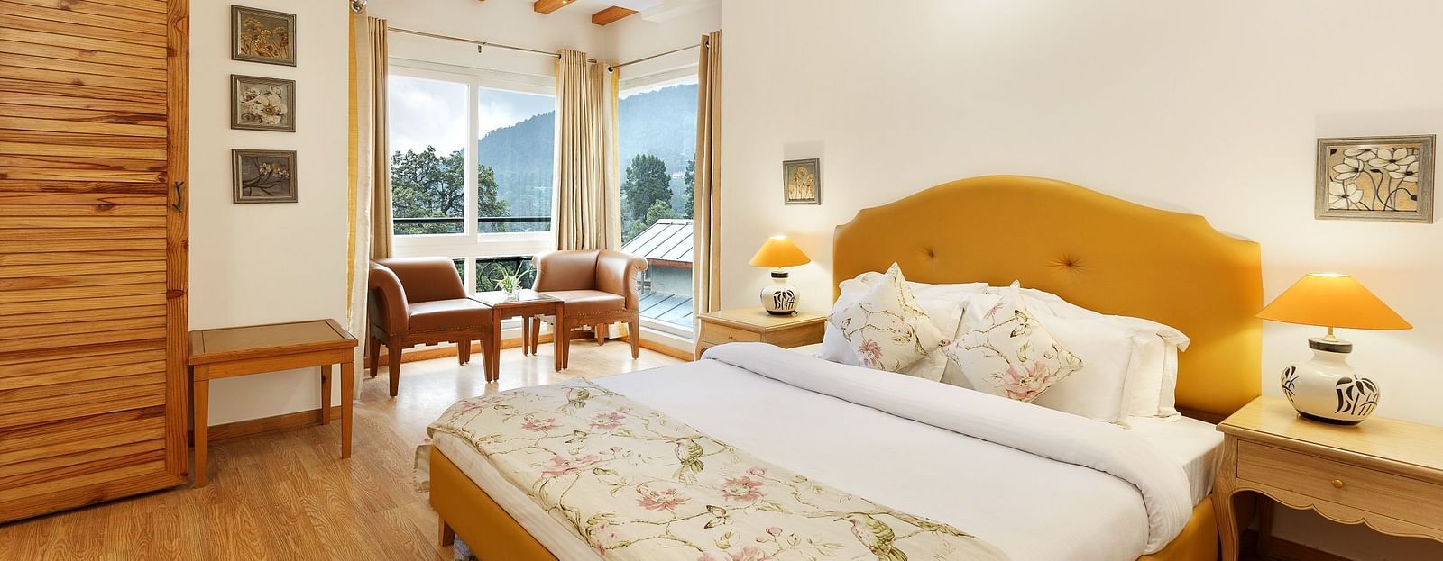 A comfy Two Bedroom Apartment with cosy bed and interior  - The Pinewood Nainital