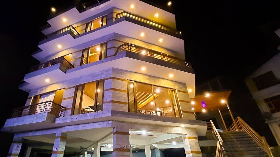 The facade of Mastiff Xanadu, Manali