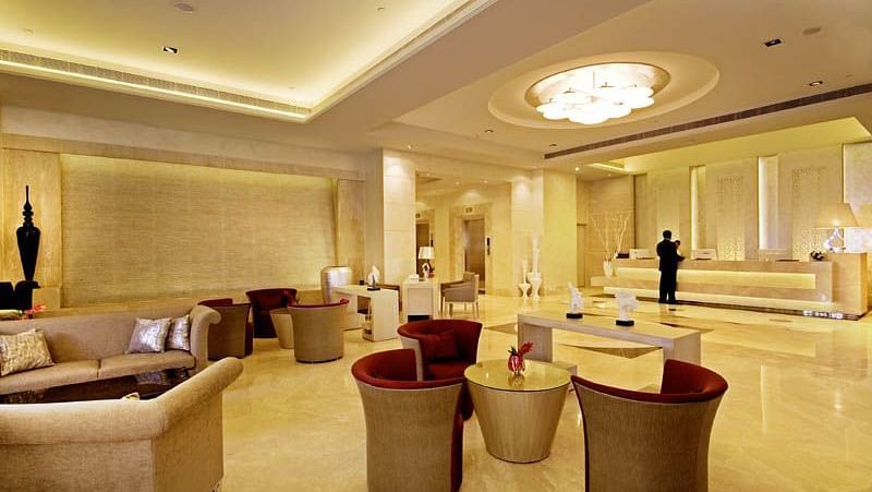 Reception Lobby Radisson Hyderabad Hitech City Hyderabad 6