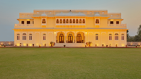 A facade image of a palace in Jodhpur