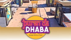 Puran Da Dhaba: Authentic Punjabi dhaba-style rooftop restaurant at Pride Hotels Group for rustic North Indian fusion.